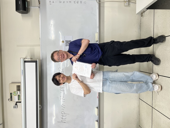助教感謝狀頒發1